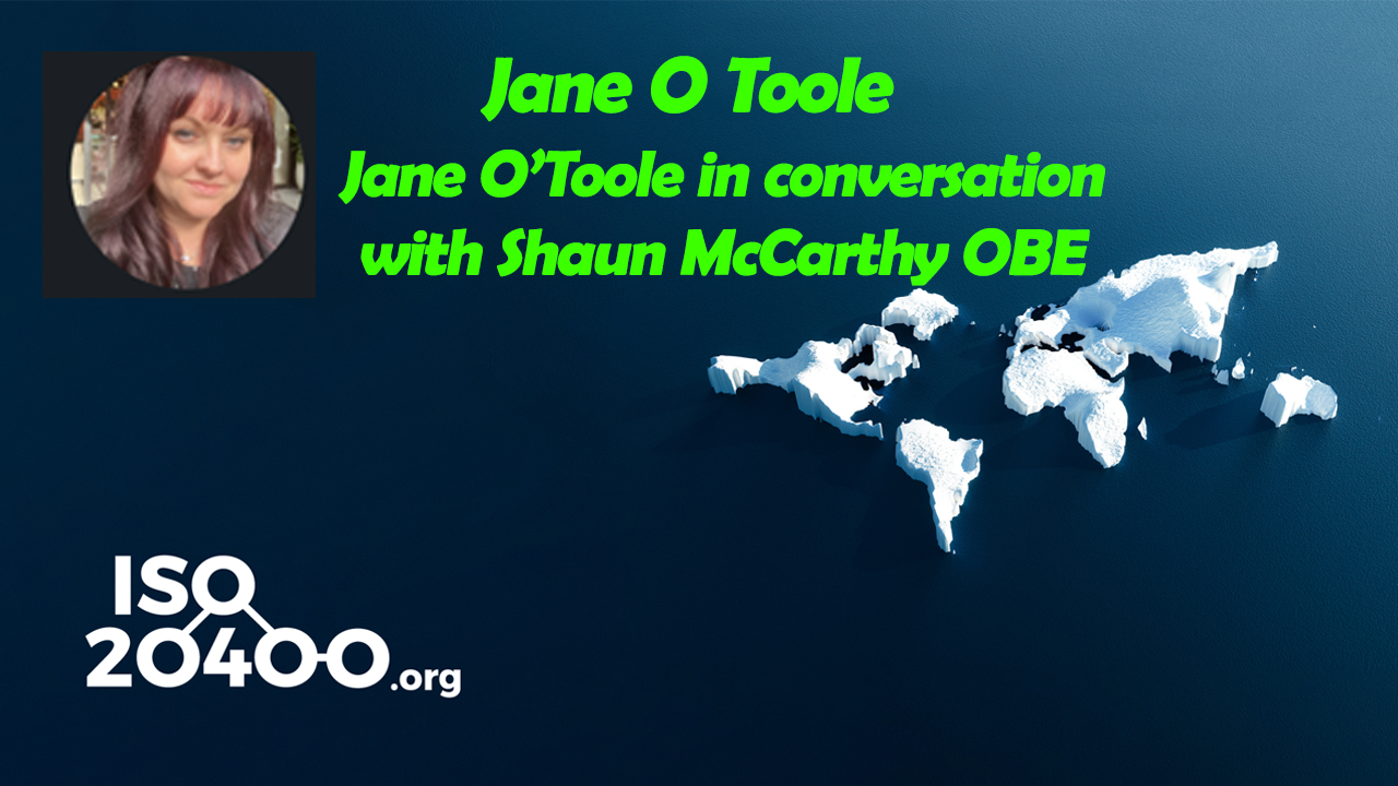 Jane O’Toole in conversation with Shaun McCarthy OBE